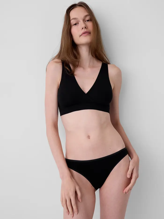 Maternity Nursing Lounge Bralette - True black