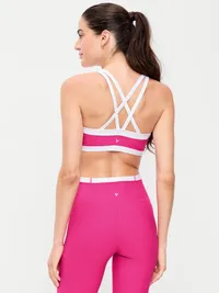 Medium Support PowerSoft Sports Bra - Dragonfruit Pink — view 2