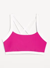 Medium Support PowerSoft Sports Bra - Dragonfruit Pink — view 4