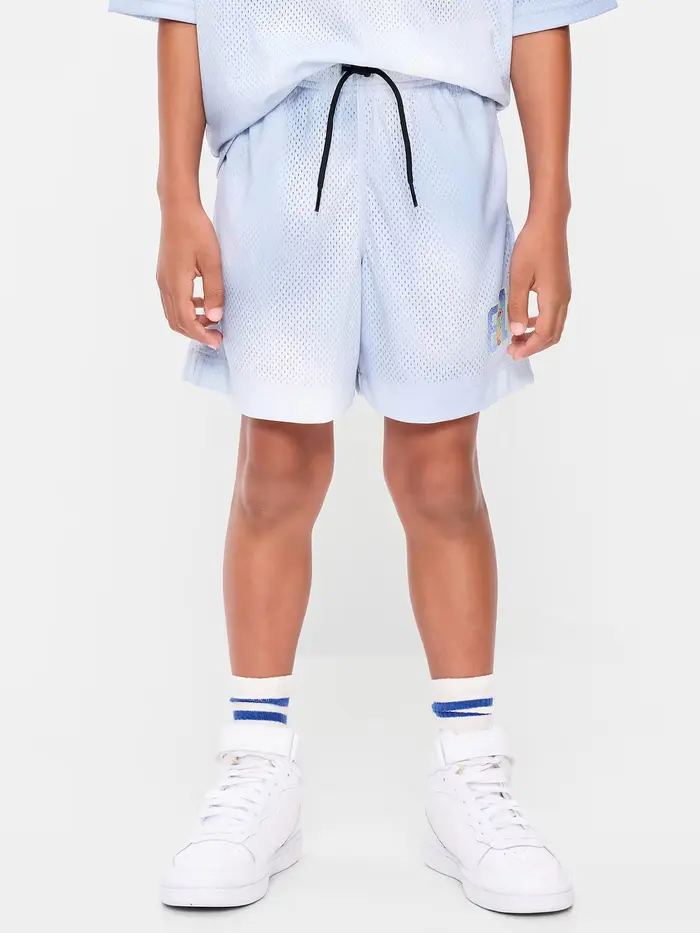 Mesh Performance Shorts for Boys - Cloud Cover