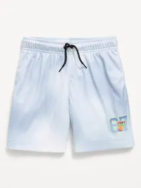 Mesh Performance Shorts for Boys - Cloud Cover — view 4