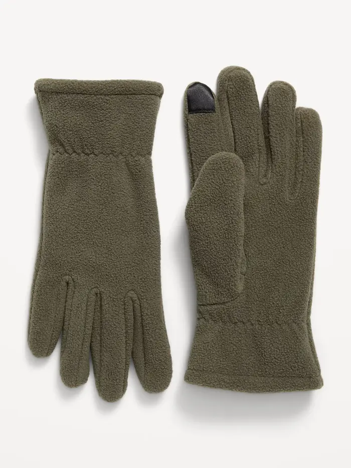 Microfleece Gloves for Men - Heritage Green
