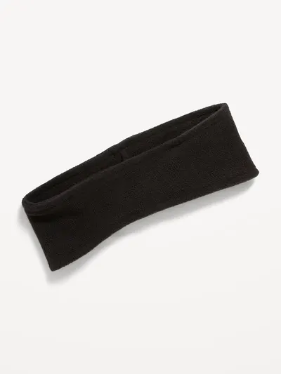 Microfleece Headband - Black Jack