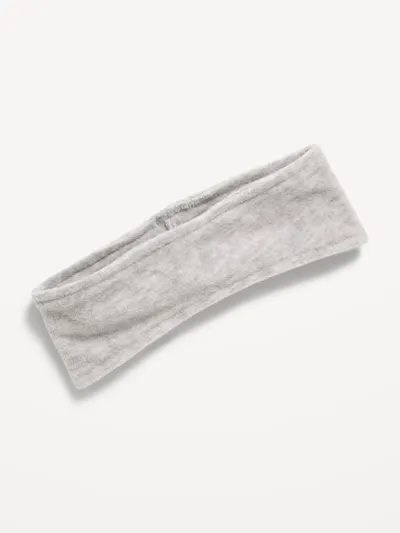 Microfleece Headband - Light Heather Grey