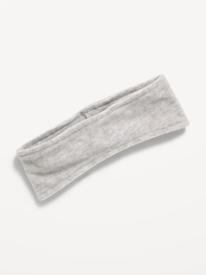 Microfleece Headband - Light Heather Grey