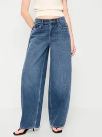 Mid-Rise Arc Barrel Jeans - Bella — view 2