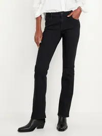 Mid-Rise Wow Boot-Cut Jeans - Black Jack — view 2