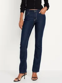 Mid-Rise Wow Boot-Cut Jeans - Dark Wash — view 2