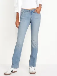 Mid-Rise Wow Boot-Cut Jeans - Light Wash — view 2