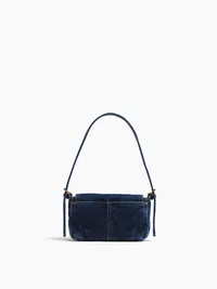 Mini Denim Envelope Bag - Dark wash — view 4