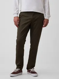 Modern Slim Khakis - Bamboo green — view 2