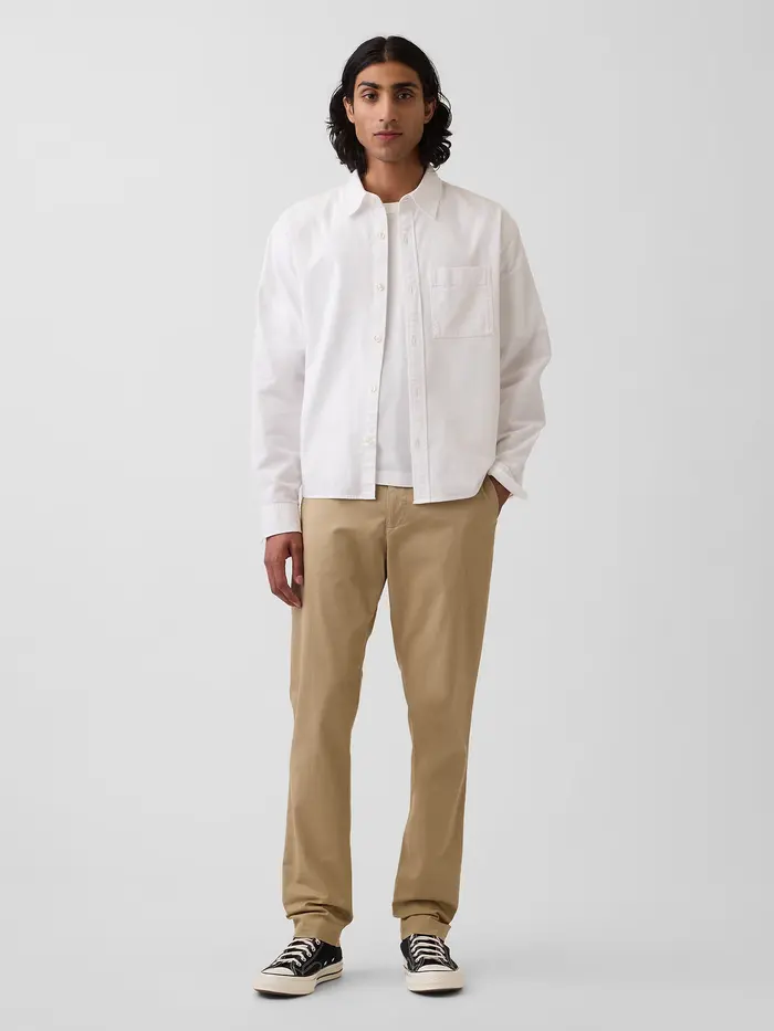 Modern Slim Khakis - Khaki