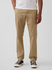 Modern Slim Khakis - Khaki — view 2