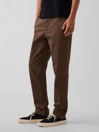 Modern Slim Khakis - Medium cool brown — view 3