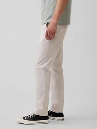 Modern Slim Khakis - Sandstone beige — view 3