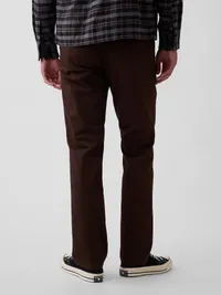 Modern Straight Khakis - GROUND NUTMEG — view 4