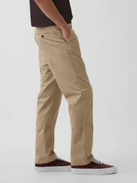 Modern Straight Khakis - Khaki — view 3