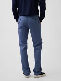 Modern Straight Khakis - Peal blue — view 4