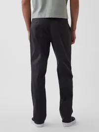 Modern Straight Khakis - Soft black — view 4