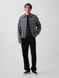 Modern Straight Khakis - True black — view 5