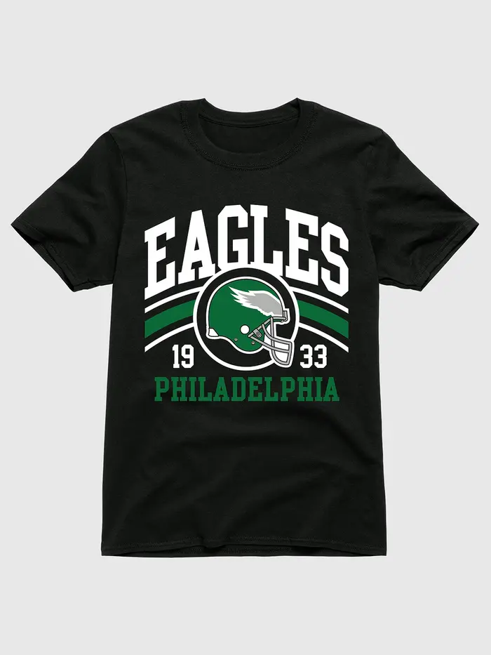 NFL Classic Stripe Graphic Tee - Eagles