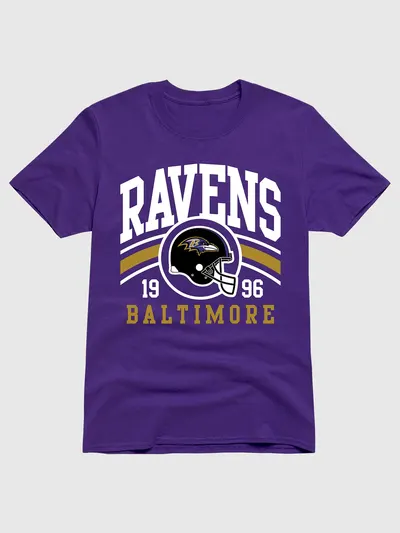 NFL Classic Stripe Graphic Tee - Ravens