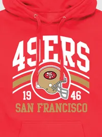 NFL Classic Stripe Pullover Hoodie - 49ers — view 3