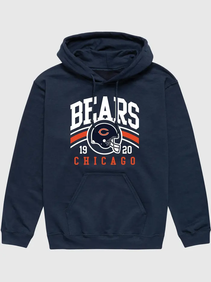 NFL Classic Stripe Pullover Hoodie - Bears
