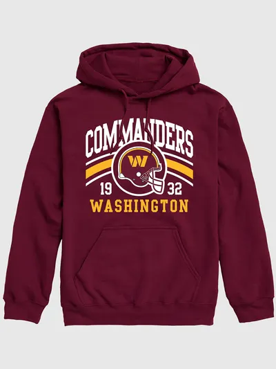 NFL Classic Stripe Pullover Hoodie - Commanders