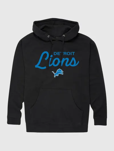 NFL Signature Script Pullover Hoodie - Lions