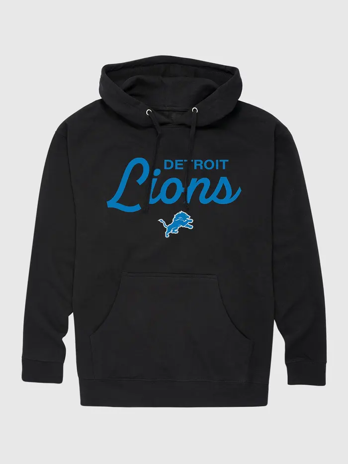 NFL Signature Script Pullover Hoodie - Lions