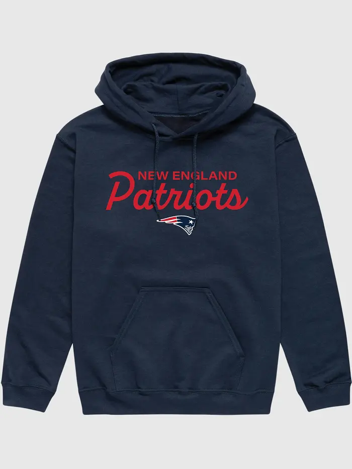 NFL Signature Script Pullover Hoodie - Patriots