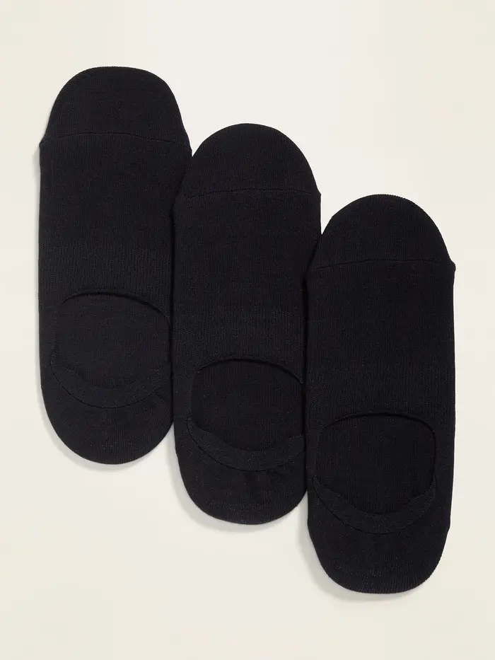 No-Show Sneaker Socks 3-Pack - BlackJack