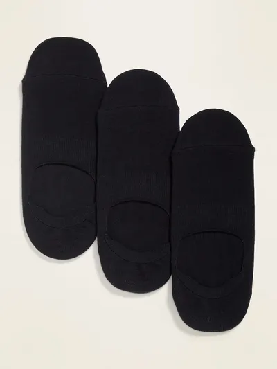 No-Show Sneaker Socks 3-Pack - BlackJack