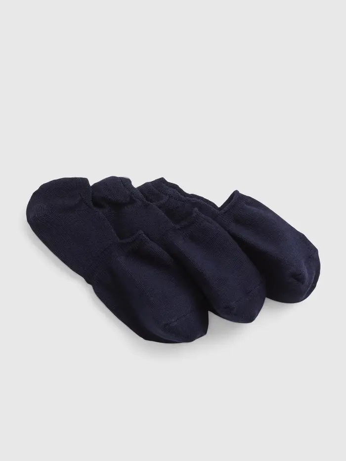 No Show Socks (3-Pack) - Navy