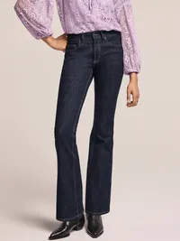Old Navy x Anna Sui Slim Boot Cut Jeans - Rinse — view 2
