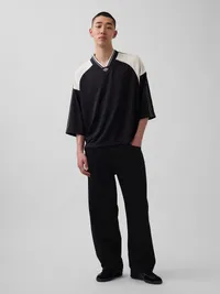 OuiGap Oversized Logo Jersey - black — view 3