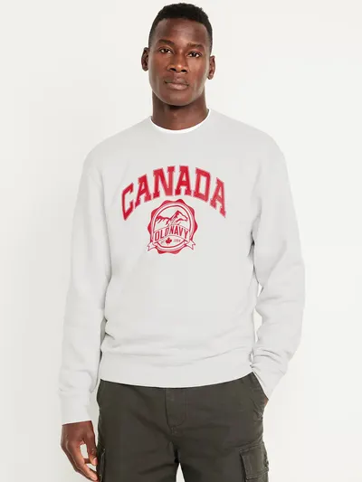Oversized Canada Logo Sweatshirt - Heather Gray