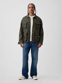 Oversized Field Jacket - Surplus green — view 2
