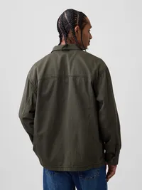 Oversized Field Jacket - Surplus green — view 3
