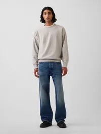 Oversized Terry Sweatshirt - Light heather grey — view 2