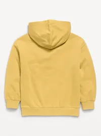 Oversized Zip Hoodie for Boys - Cornhusk — view 3