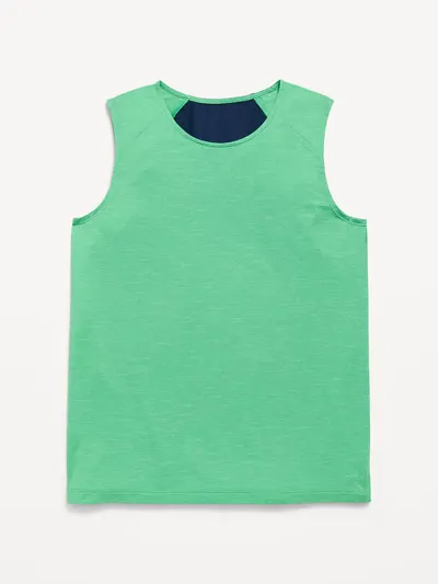 Performance Tank Top for Boys - Chrysolite