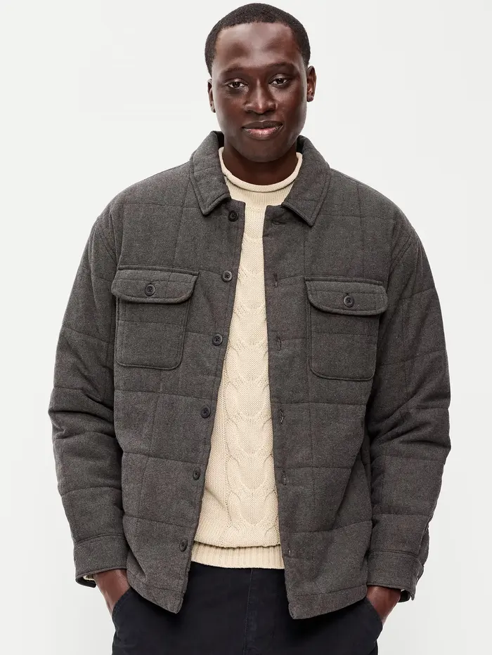 Plaid Flannel Shacket - Black Jack