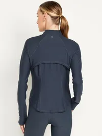PowerSoft Full-Zip Fitted Jacket - Dusk Navy — view 2