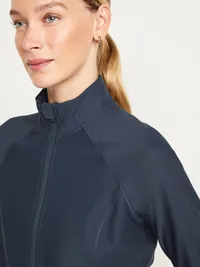 PowerSoft Full-Zip Fitted Jacket - Dusk Navy — view 4