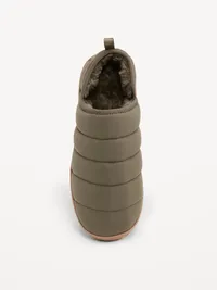 Puffer Slippers for Men - Olive — view 2