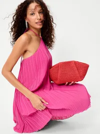 Raffia Frame Shoulder Bag - Moonfish Orange — view 2