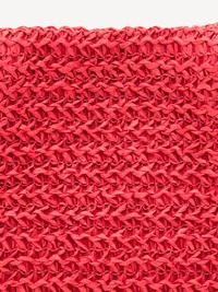 Raffia Frame Shoulder Bag - Moonfish Orange — view 5