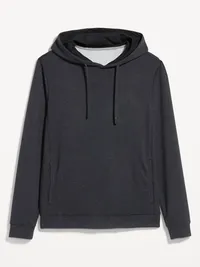 Recharge Knit Pullover Hoodie - Black Heather — view 4